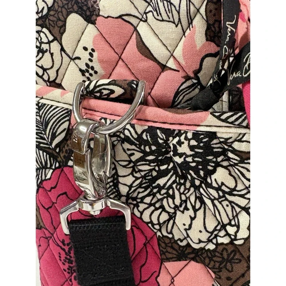Vera Bradley MOCHA ROUGE LAPTOP PORTFOLIO Computer Hard Case Travel Work School